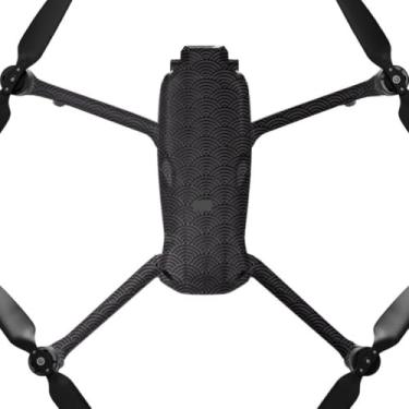 Imagem de AIR3S Película de vinil antiarranhões para câmera para DJI Air 3S Body Acessórios Protetor Revestimento (Nuvens Preto)