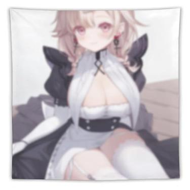 Imagem de LIEGBMEU Sexy Bikini Hot Anime Girl Tapeçaria 152.4 cm x 152.4 cm Interior Exterior Wall Quilt Art Decoração de Tapeçaria Caprichosa, AF328