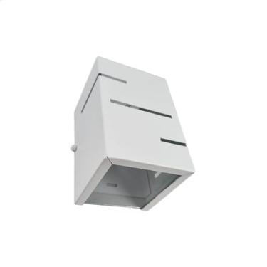 Imagem de Arandela 2 facho frisos assimétricos 10x10x15 soquete G9 BL 07 branco