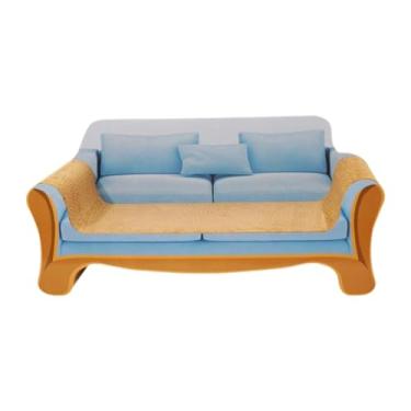 Imagem de Stgfyxgs Arranhador para Gatos, Sofá, Espreguiçadeira, Moderno, Desenho Animado, Sofá, Mobília Protetora, Grande, Tapete Arranhador para Gatos, Descanso, Azul