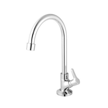 Imagem de Torneira para Lavatório de Bancada com Bica Alta 1188 Linha Essence Cromado Meber