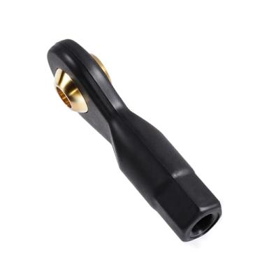 Imagem de FOCMKEAS Lever Steering Linkage Tie Rod End Ball Head End, M2 2.0xL19mm Tie Rod End Ball Head Holder, Plastic Thread Ball Joint for RC Model Car Boat Airplane Black
