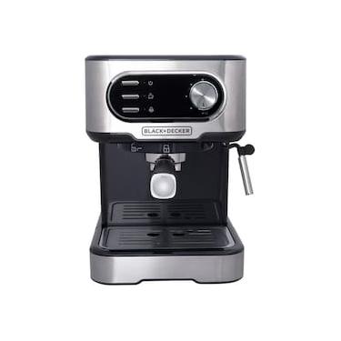 Imagem de Cafeteira Espresso Black+Decker CE1100G Gourmand Gris 1100W Multifunções 1,5L Inox