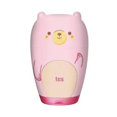 Imagem de Apontador Duplo Com Depósito e Borracha Ursinho TRIS, Rosa