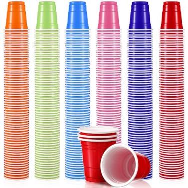 Imagem de Copos de plástico descartáveis Mimorou 60ml, pacote com 600