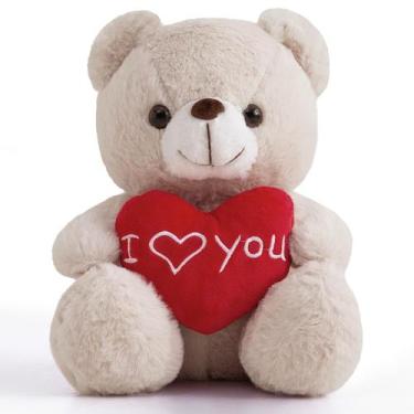 Imagem de Ursinho de pelúcia ZGXIONG Eu te amo para namorada 30cm