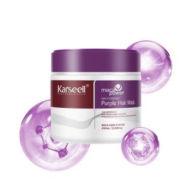 Imagem de Máscara Capilar Karseell Purple 100mL Professional Loiro