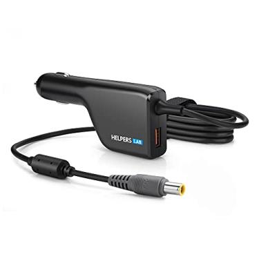 Imagem de helpers lab Adaptador de carregador de carro para laptop de 90 W compatível com Lenovo Thinkpad Tablet PC Edge ldeapad Thinkpad R60 R61 X61 T60 T61 X230 X300 Lenovo 3000 Fonte de alimentação