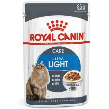 Imagem de Ração Úmida Royal Canin Ultra Light Care para Gatos Adultos 85 g