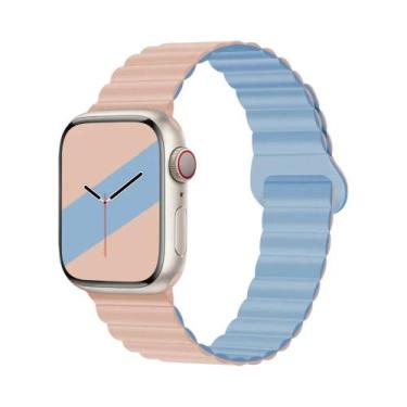 Imagem de Pulseira Magnética De Silicone Unissex Para Apple Watch 38/40/41mm 42/