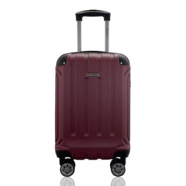 Imagem de Mala Rígida De Fibra 360 Tamanho Bordo - Gladiador - A5 - Cereja