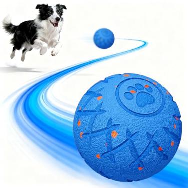 Imagem de hipibbo Brinquedos interativos para cães, bola de cachorro durável, ativada por movimento, brinquedos automáticos para cães pequenos/médios/grandes, movimento automático, quicando e girando, material