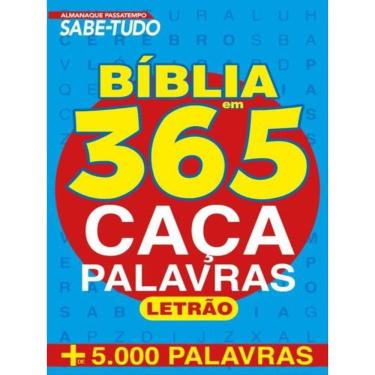 Imagem de Almanaque Passatempo - Sabe Tudo - Bíblia Em 365 Caça-Palavras - Letrão