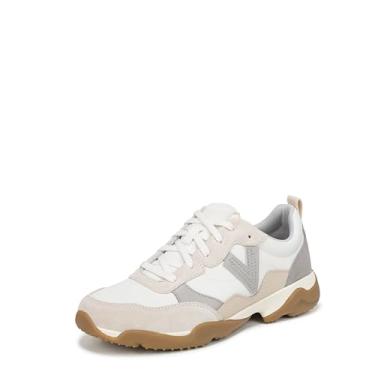 Imagem de Vionic Tênis feminino Walk Slim Glide, Couro marfim e camurça, 36