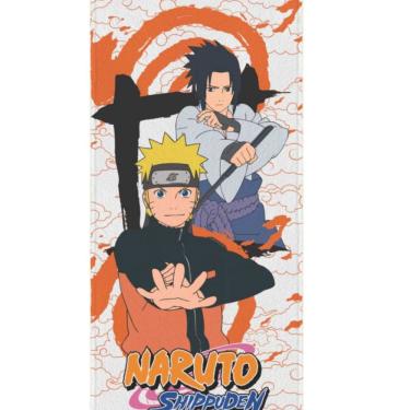 Imagem de Toalha Felpuda de Banho Estampada Naruto 60 cm x 1,20 m Com 