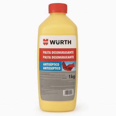 Imagem de Pasta Sabão Desengraxante Limpa Mão Mecânico Graxa 1kg Wurth
