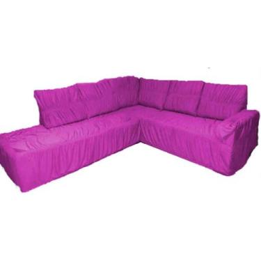 Imagem de Capa de Sofa Para Canto Chaise Em Malha Gel Elasticada (Sala, Decoraçã