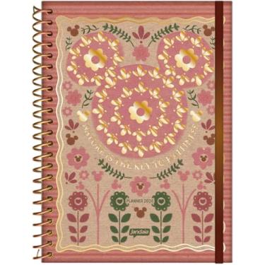 Imagem de Jandaia - Planner Espiral 175X242mm CD 160Pgs Mickey e Minnie Arts Kraft Happiness 2026 FSC