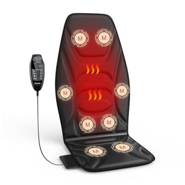 Imagem de comrelax Almofada de massagem nas costas, massagem nas costas para cadeira