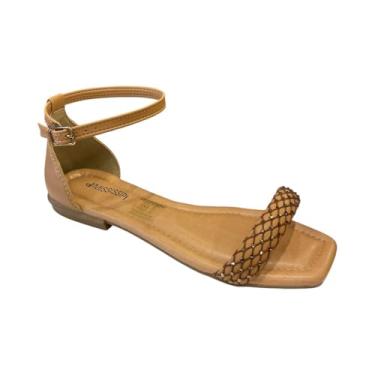 Imagem de Mississipi, Sandália Rasteira Feminina Mississipi Marrom MF833-0002 Tamanho:36;Cor:Marrom