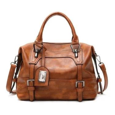 Imagem de Bolsa de ombro, bolsa feminina de couro para uso diário - Lightbek Off