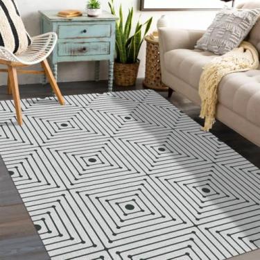 Imagem de Tapete sala Domus Antiderrapante 1,00m x 1,50m Algodão Colorido (ALVIVERDE)