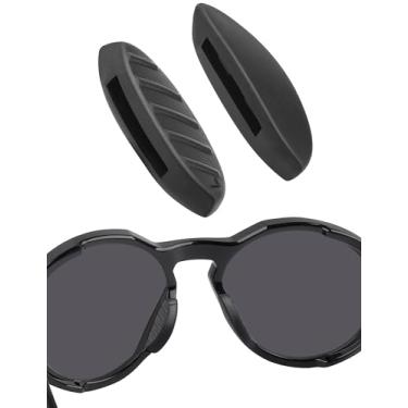 Imagem de BLAZERBUCK Almofadas de nariz de substituição para óculos de sol Oakley Clifden OO9440, Preto padrão, 0