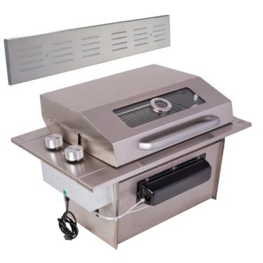 Imagem de Churrasqueira Grill a Gás de Embutir com Veneziana Magnus GN Titan