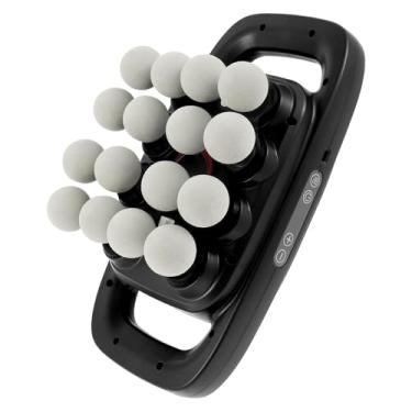 Imagem de Massageador muscular elétrico de 16 cabeças, silencioso, ferramenta de massagem profunda com 3 modos e 30 intensidades, massageador de percussão para pernas e cintura relaxada