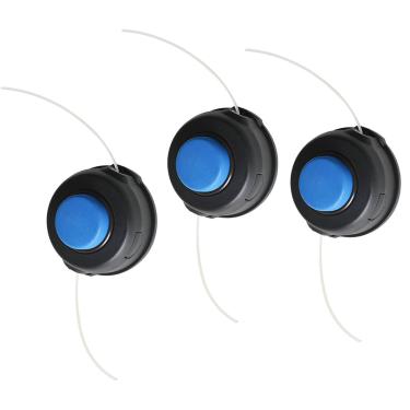Imagem de labwork Pacote com 3 cabeças de aparador de cordas T25 para Husqvarna 966674401 mordedor de cabeça