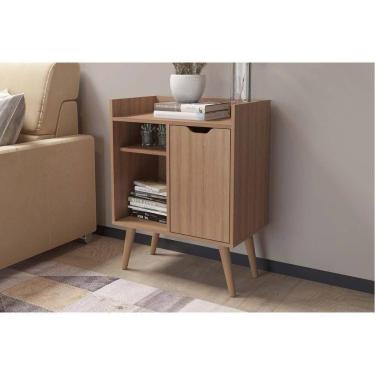 Imagem de Aparador De Sala Jantar Ap2310 1 Porta Amêndoa - Tecno Mobili