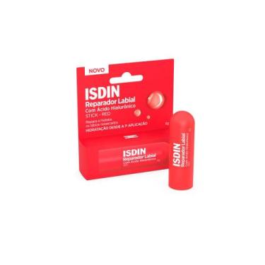 Imagem de Isdin Reparador Labial Com Ácido Hialurônico Stick Red 4g