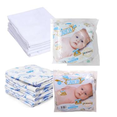 Imagem de FRALDA DE PANO MINASREY CARÍCIA C/5 FRALDAS