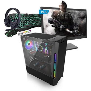 Imagem de Kit PC Gamer Smart SMT81487 Intel i5 8GB (RX 580 8GB) SSD 480GB + Monitor 19,5