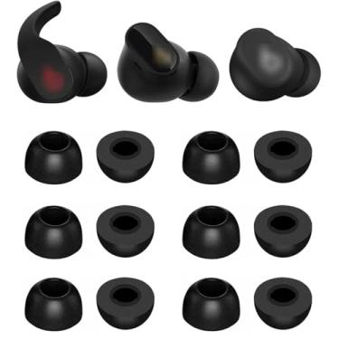Imagem de Pontas auriculares de espuma viscoelástica compatíveis com Beats Studio Buds Studio Buds + compatíveis com Beats Fit Pro, 6 pares, preto G
