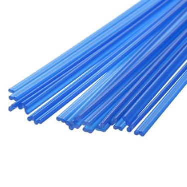 Imagem de 20 peças de hastes de solda de plástico de 20 cm tiras de solda PP para para-choques de carro, reparo de caiaque, soldador de plástico, azul