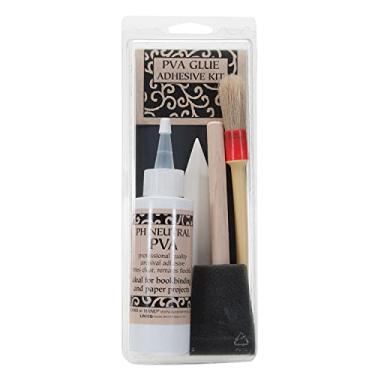 Imagem de Books by Hand Archival PVA Glue, Repairing Kit for Bookbinding, Scrapbooking, Journaling, Craft Making, Projects. Includes Adhesive, Foam Brush, Bone Folder, Container