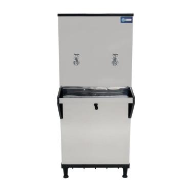 Imagem de Bebedouro Industrial Coluna Knox 50L 2 Torneiras Geladas Inox 220V (KX05-D 2T)