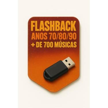 Imagem de Pen Drive com Músicas Flashback Anos 70/80/90