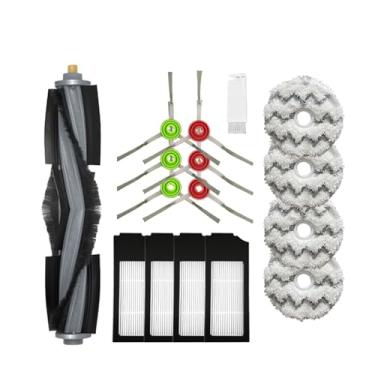 Imagem de Compatible With Ecovacs Deebot X1 Omni Accesories Robot Vacuum Cleaner Mop Cloth Dust Bag HEPA Filter Main Brush Rag Replaceable Spare Parts(Burgundy)