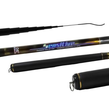 Imagem de Vara Telescopica Maruri Sensitive 4509 4,50m 99% Carbono Pesca Leve Tilápia Piau