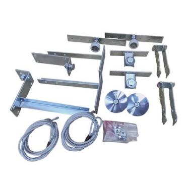 Imagem de Kit Portão Basculante de Alumínio Natural 4 Polegadas JOCEC