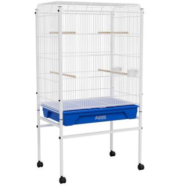 Imagem de Viveiro Grande Canário Periquito E Agaporni Malha Fina Azul