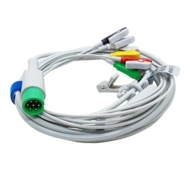 Imagem de Cabo Ecg 5 Vias Garra Contec Cms6000 Cms7000 Cms8000 Cms9000 - Maple H
