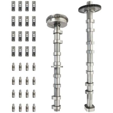 Imagem de Eixo de cames de admissão e escape com balancim e kit de levantadores de válvula adequado para VW Jetta Golf GTI Eos Beetle Passat Tiguan CC Audi A3 A4 A5 A6 Q3 Q5 TT 2.0 2008-2017 06H109022BB