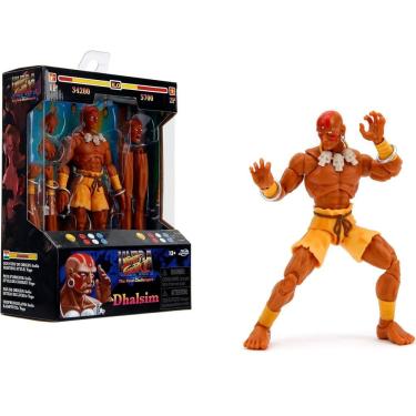 Imagem de Boneco Dhalsim Ultra Street Fighter 2 Jada Toys