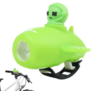 Imagem de Farol para bicicleta, luzes de bicicleta para passeios noturnos - Luz frontal de ciclo recarregável com alto-falante,Farol do ciclismo de montanha do brilho alto, acessórios multifuncionais do ciclo p