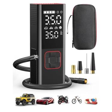 Imagem de Compressor de ar portátil para inflador de pneu