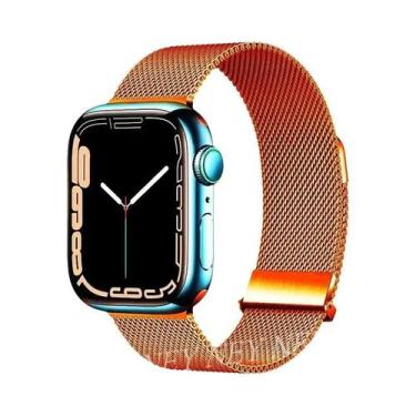 Imagem de Pulseira De Metal Milanese Loop De 44mm 40mm 45mm 41mm Para Apple Watc