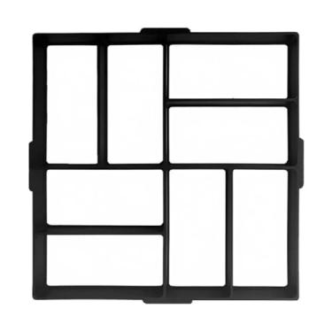 Imagem de Materiais de Construção, Forma Molde Concreto Tijolinho Calçada Bloco Pedras Jardim, 40 X 40 X 4 Cm